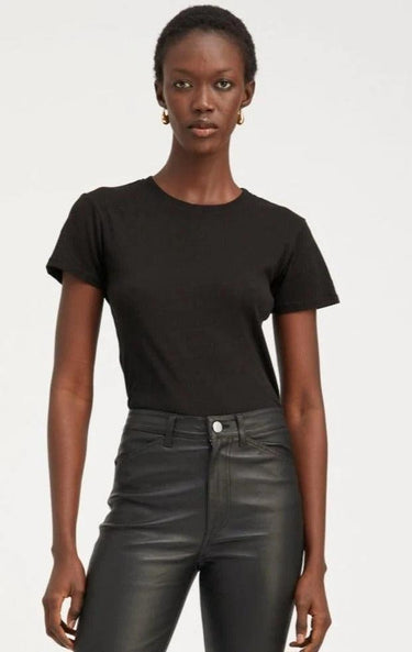 Baby Tee Black-Tops-SPWMN-Debs Boutique